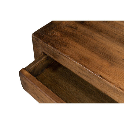 Console de style ferme moderne - Finition noyer