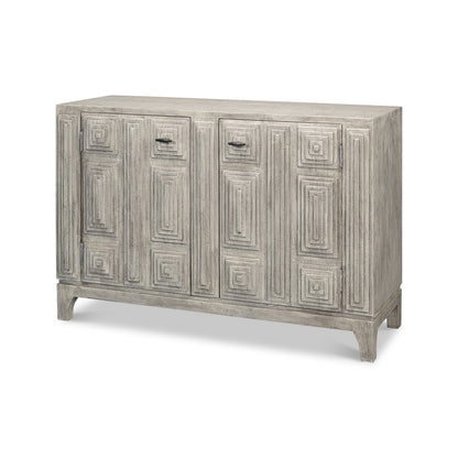 Buffet géométrique gris moderne
