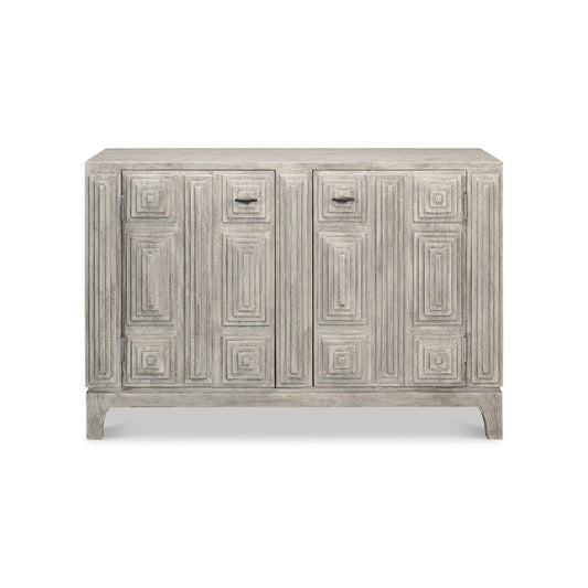 Buffet géométrique gris moderne