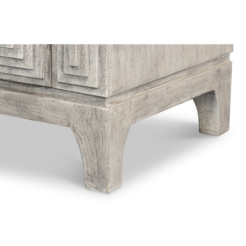 Buffet géométrique gris moderne