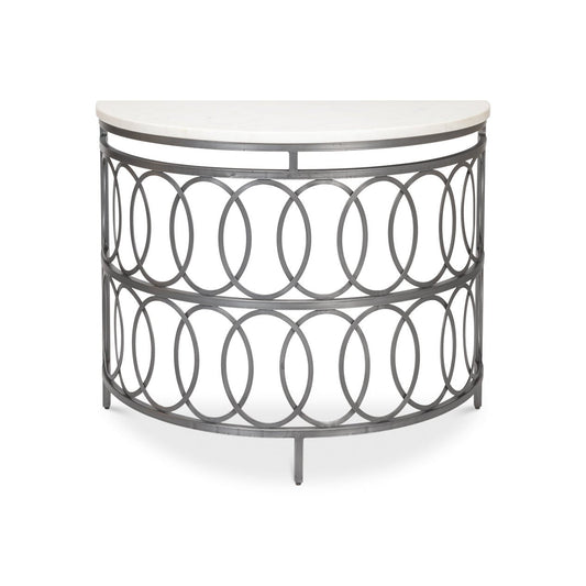 Table console industrielle moderne