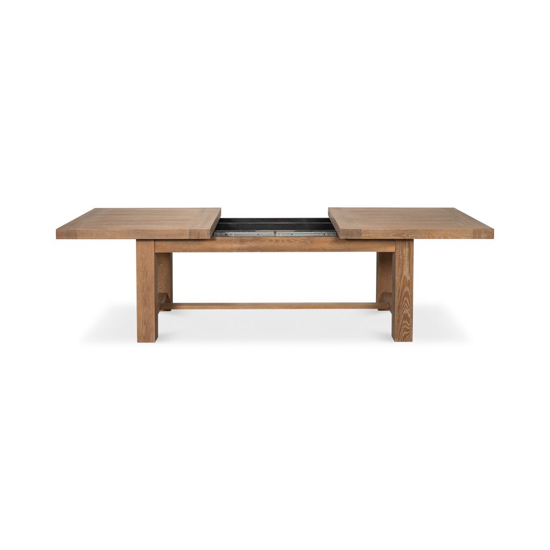 Table à manger extensible moderne en chêne