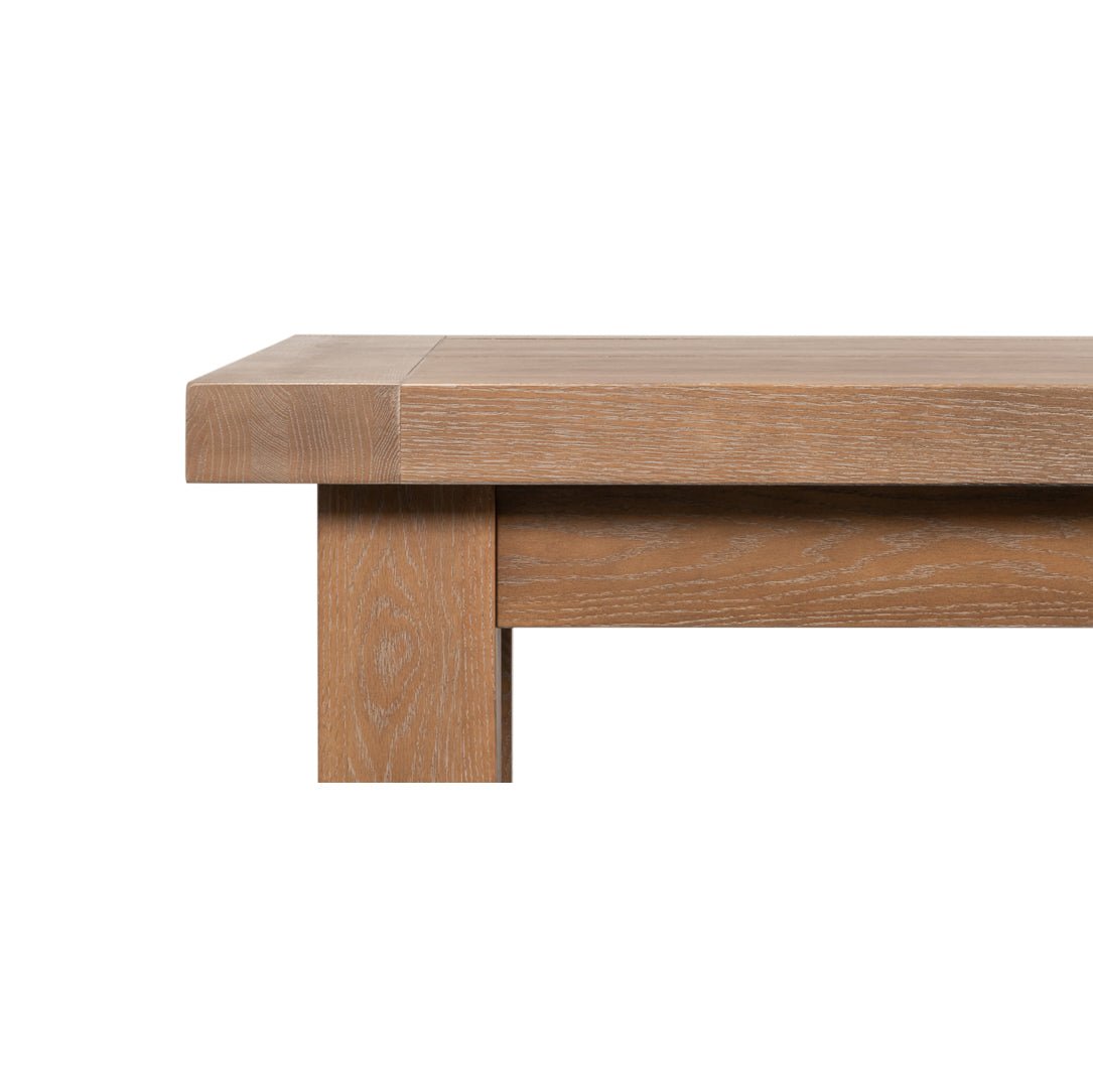 Table à manger extensible moderne en chêne