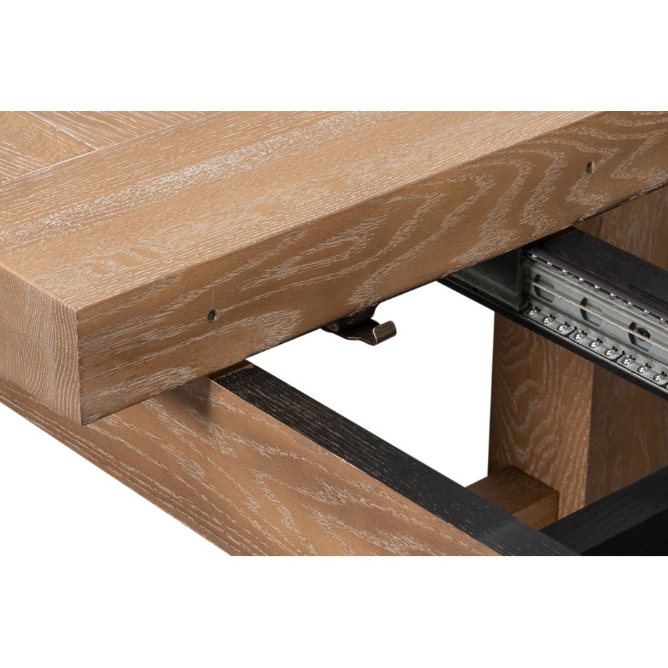 Table à manger extensible moderne en chêne