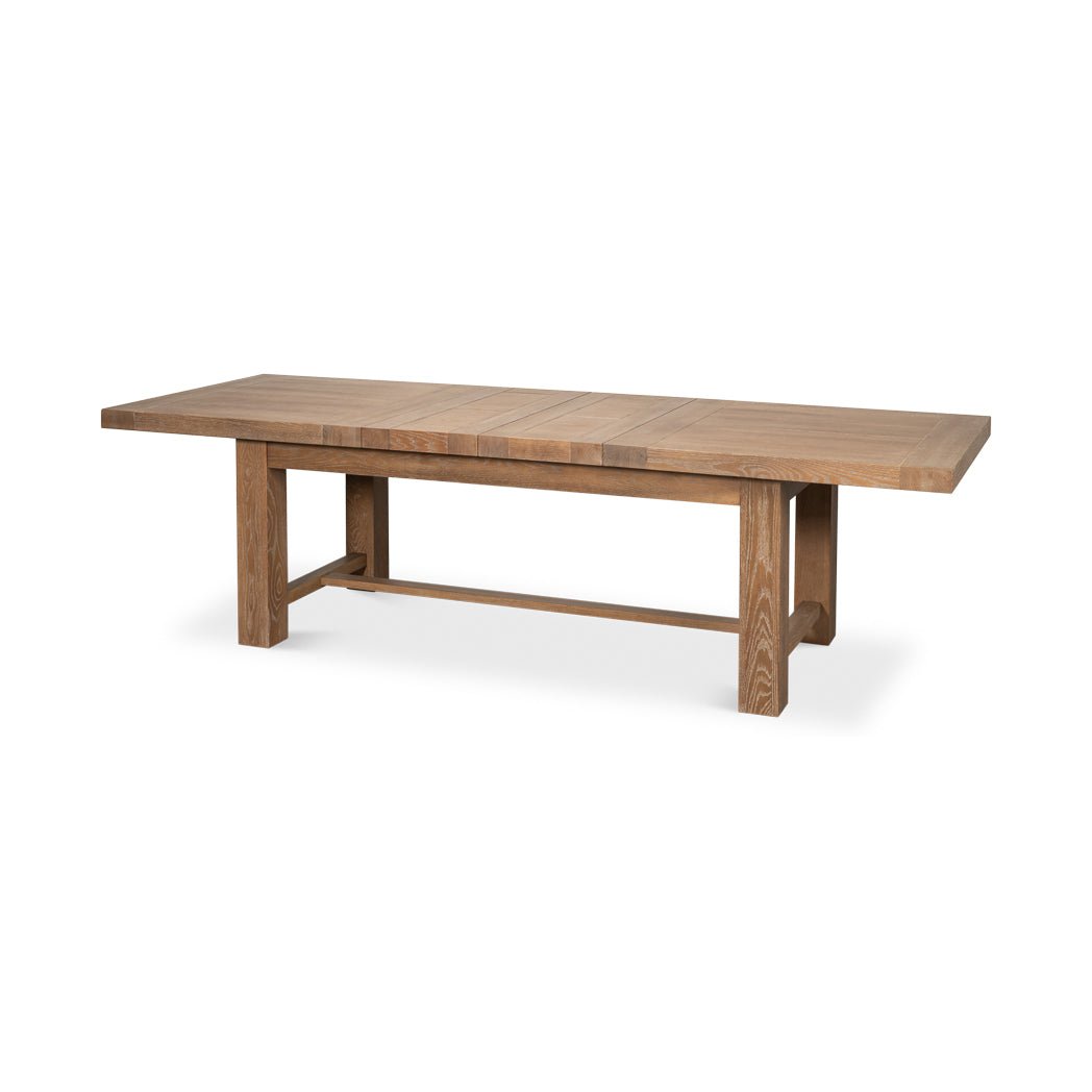 Table à manger extensible moderne en chêne