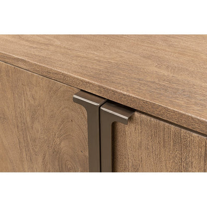 Armoire latérale moderne en pin