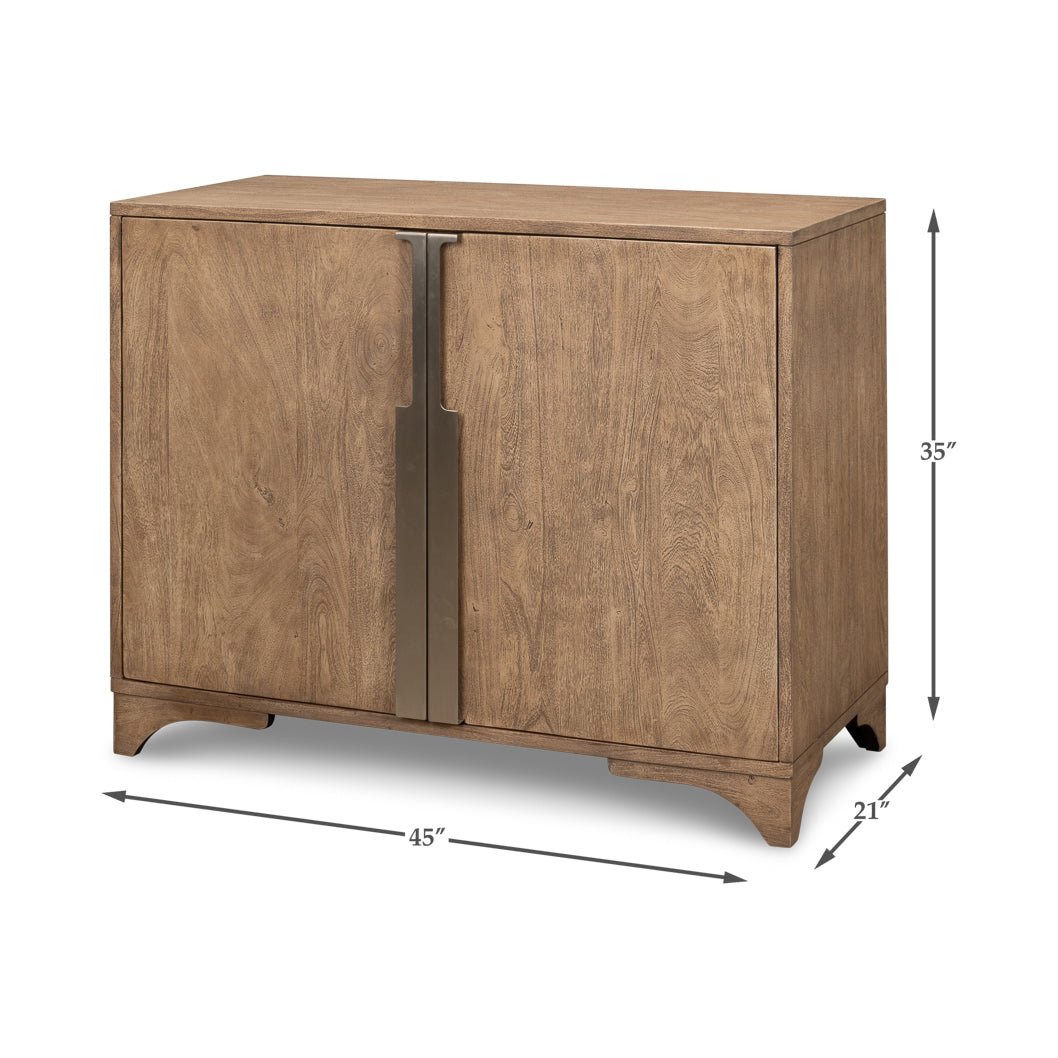 Armoire latérale moderne en pin