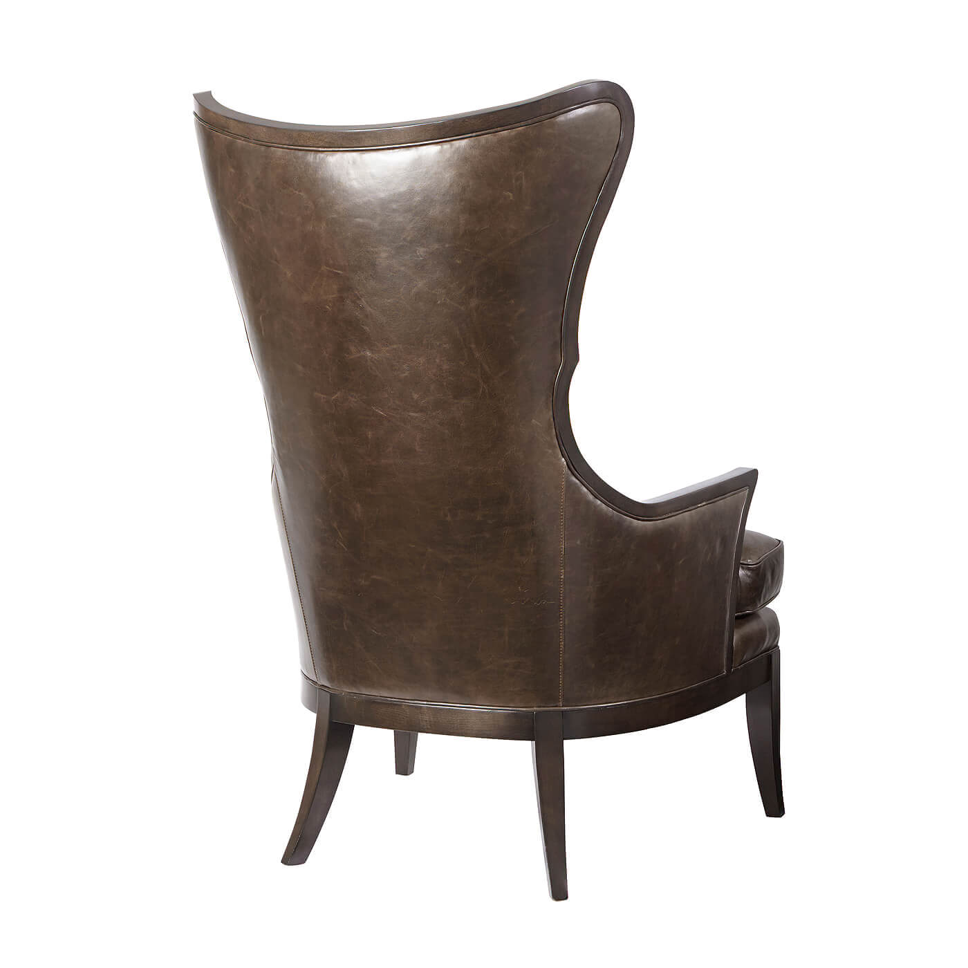 Fauteuil à oreilles rembourré moderne