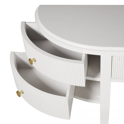 Painted Art Deco Console Vanity