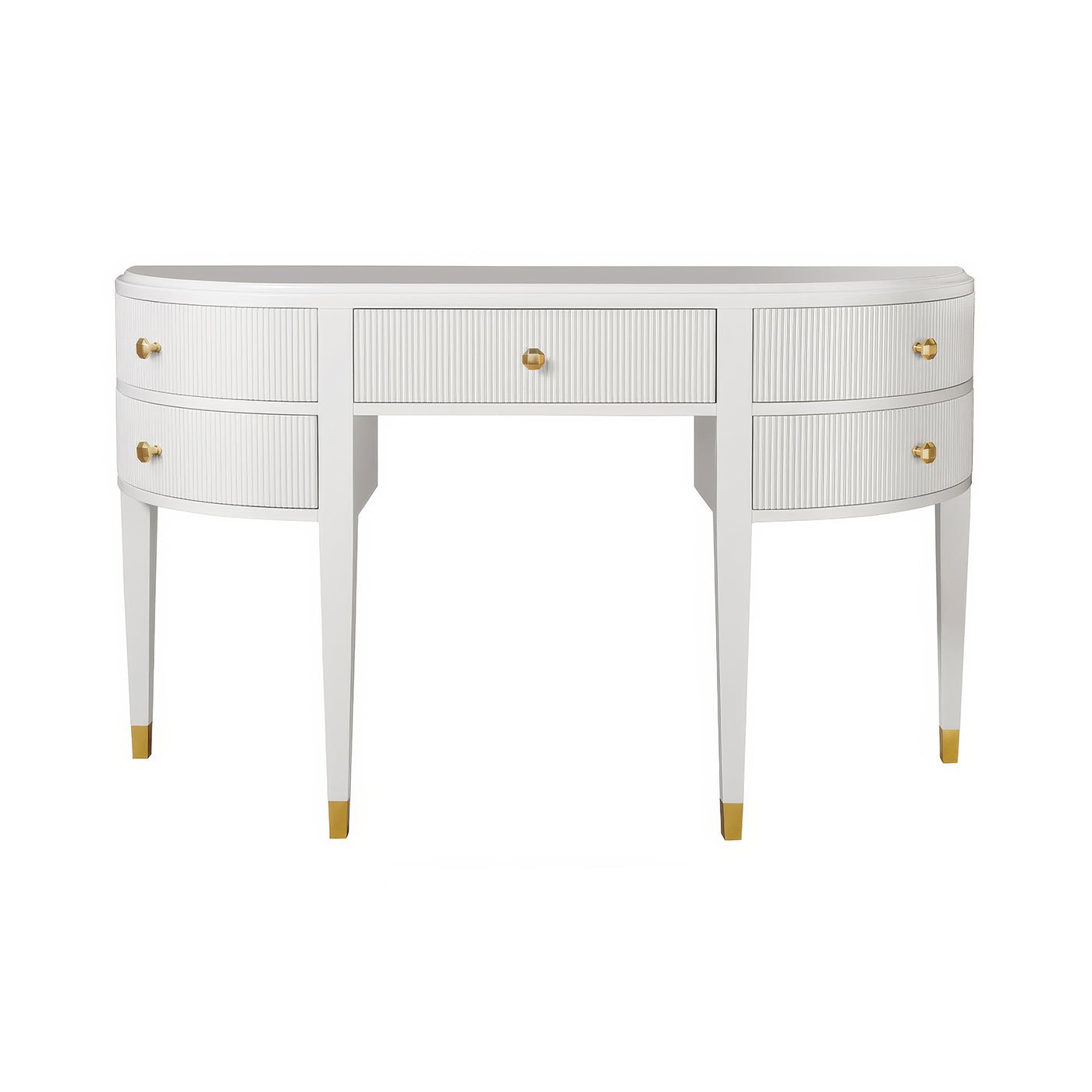 Painted Art Deco Console Vanity
