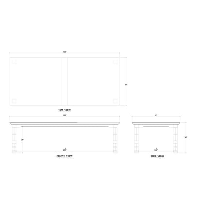 Table à manger Palm Beach Regency - 108