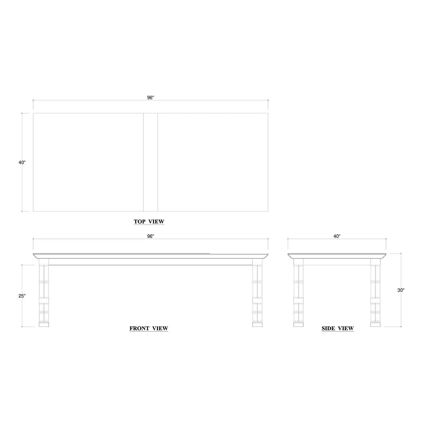 Table à manger Palm Beach Regency - 96