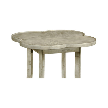 Quatrefoil French Country End Table - Rustic Grey