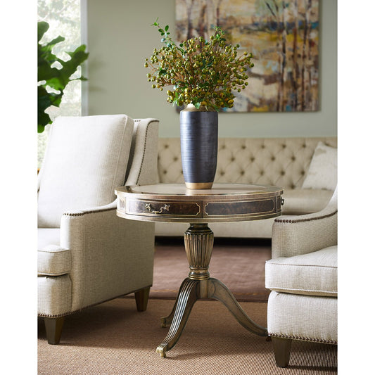 Regency Drum End Table