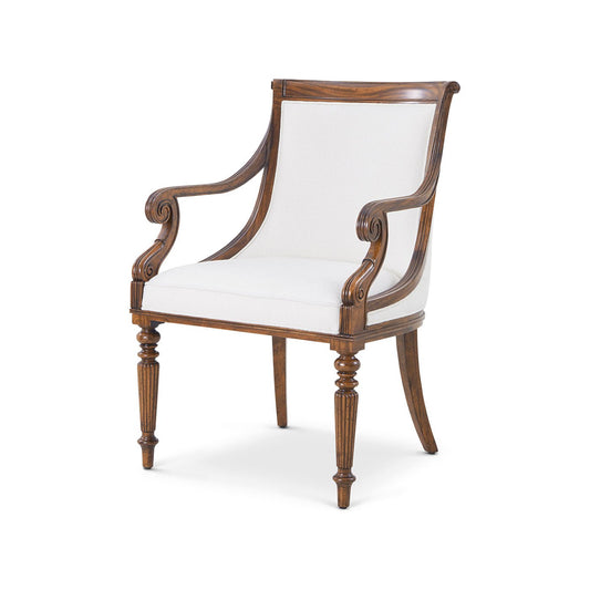 Fauteuil de salle à manger Regency en acajou