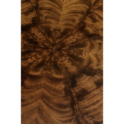 Table d'appoint ronde en acajou Regency