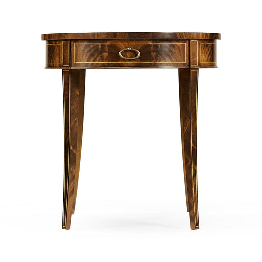 Regency Mahogany Round End Table