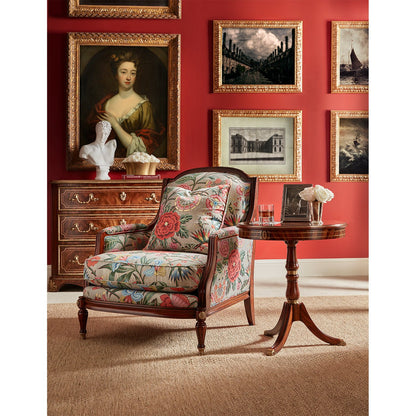 Table d'appoint ronde sur piédestal Regency