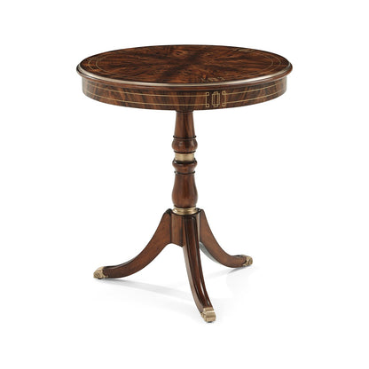 Table d'appoint ronde sur piédestal Regency