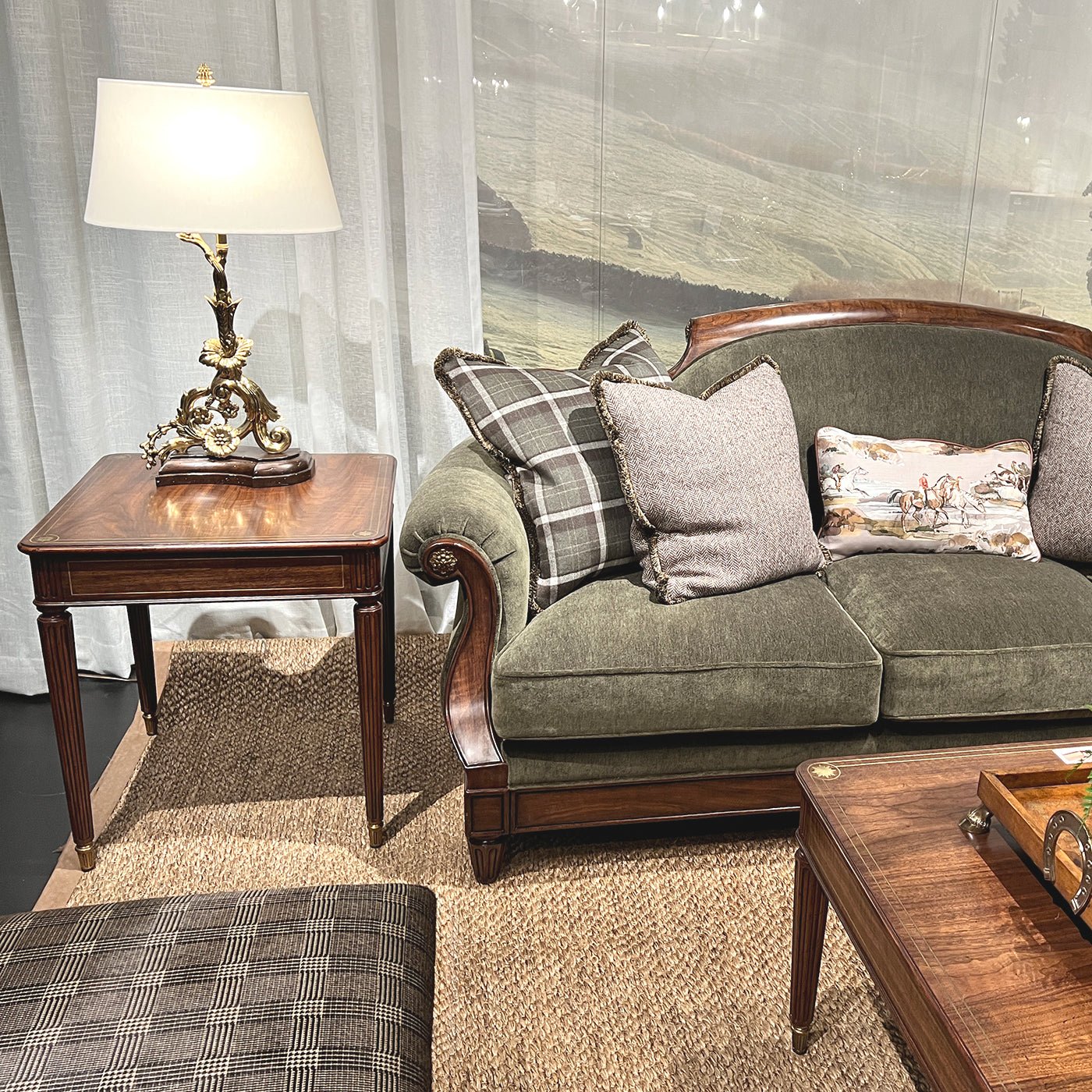 Table d'appoint carrée Regency