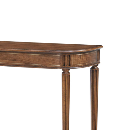 Console demi-lune de style Régence