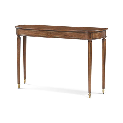Console demi-lune de style Régence