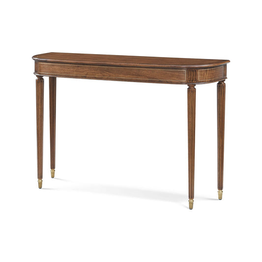 Console demi-lune de style Régence