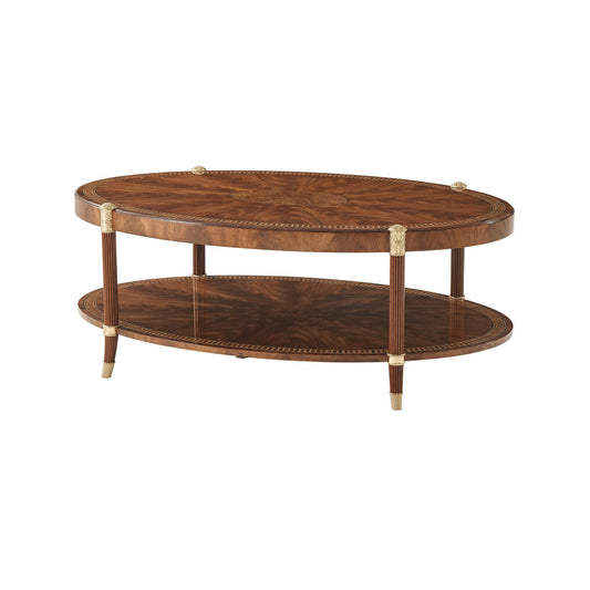 Table basse ovale de style Régence
