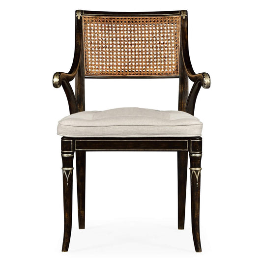 Regency Style Painted Armchair