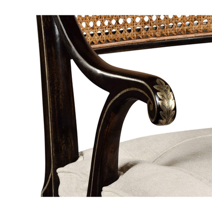 Regency Style Painted Armchair
