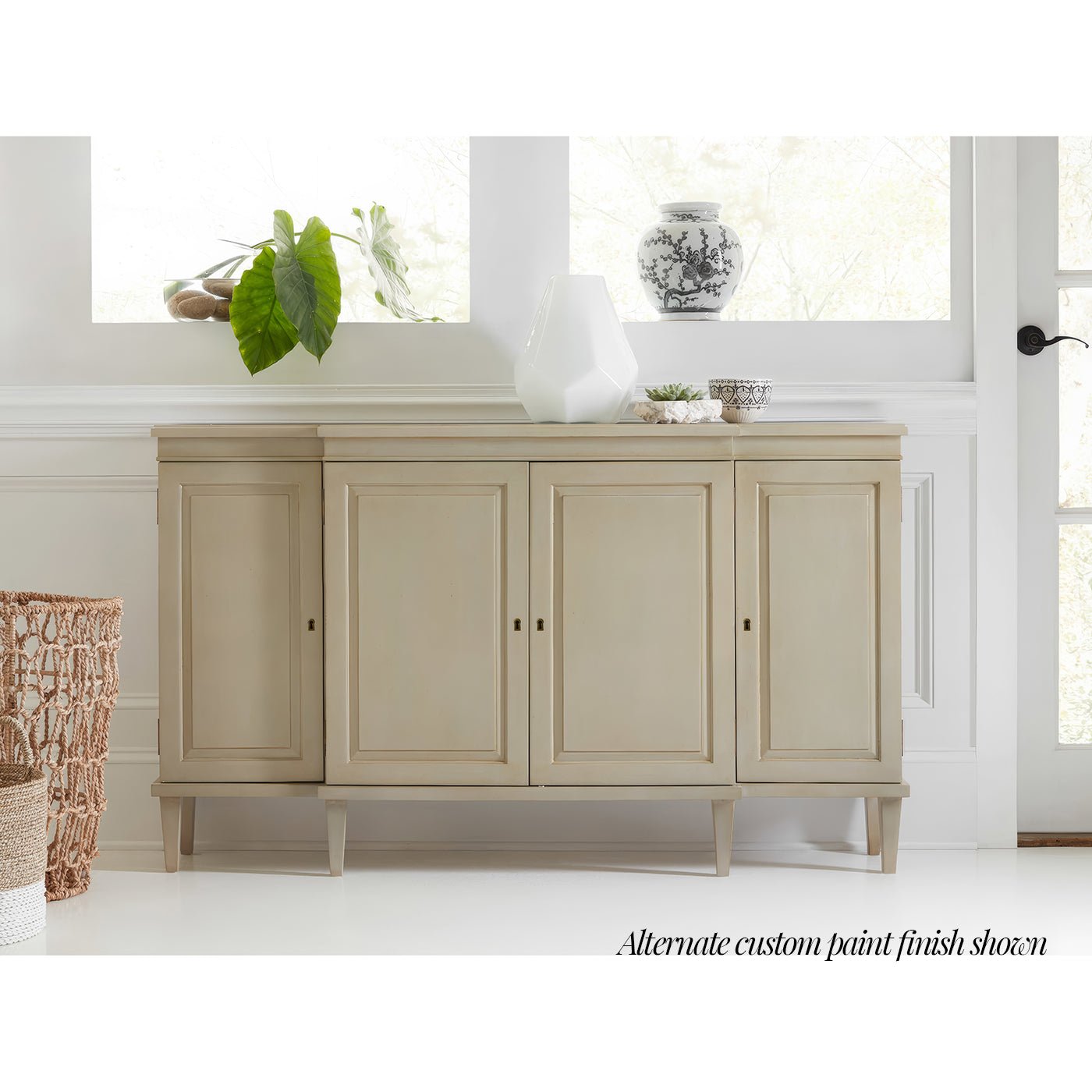 Regency Style Painted Credenza