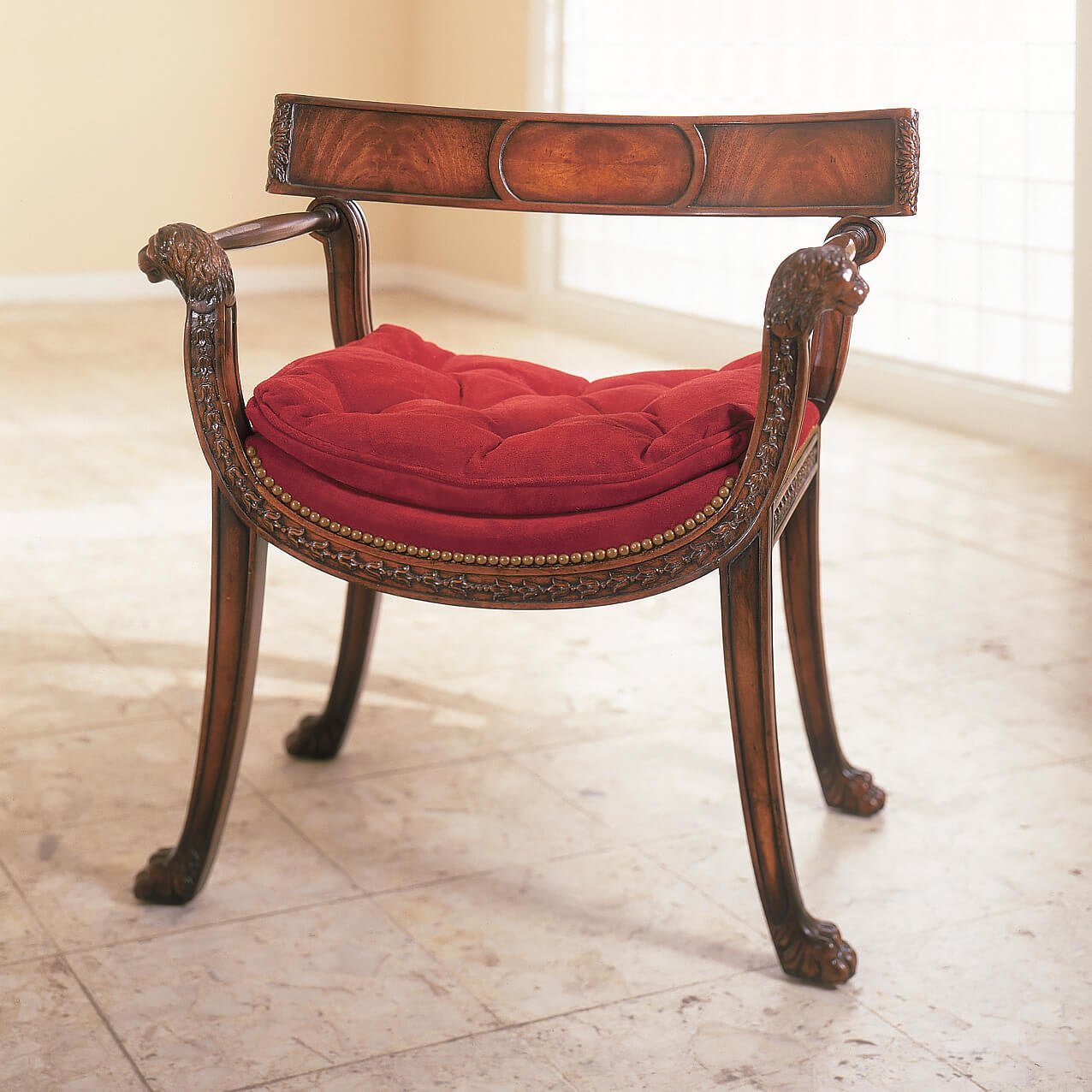 Fauteuil Thomas Hope de style Régence