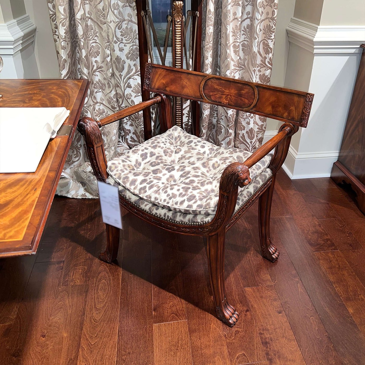 Fauteuil Thomas Hope de style Régence