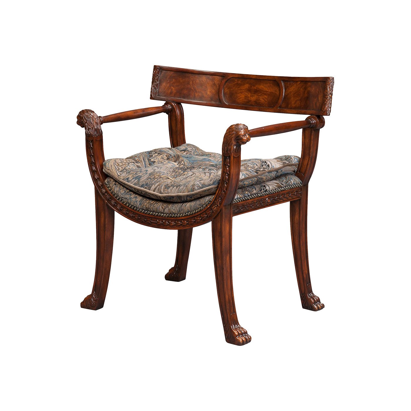 Fauteuil Thomas Hope de style Régence