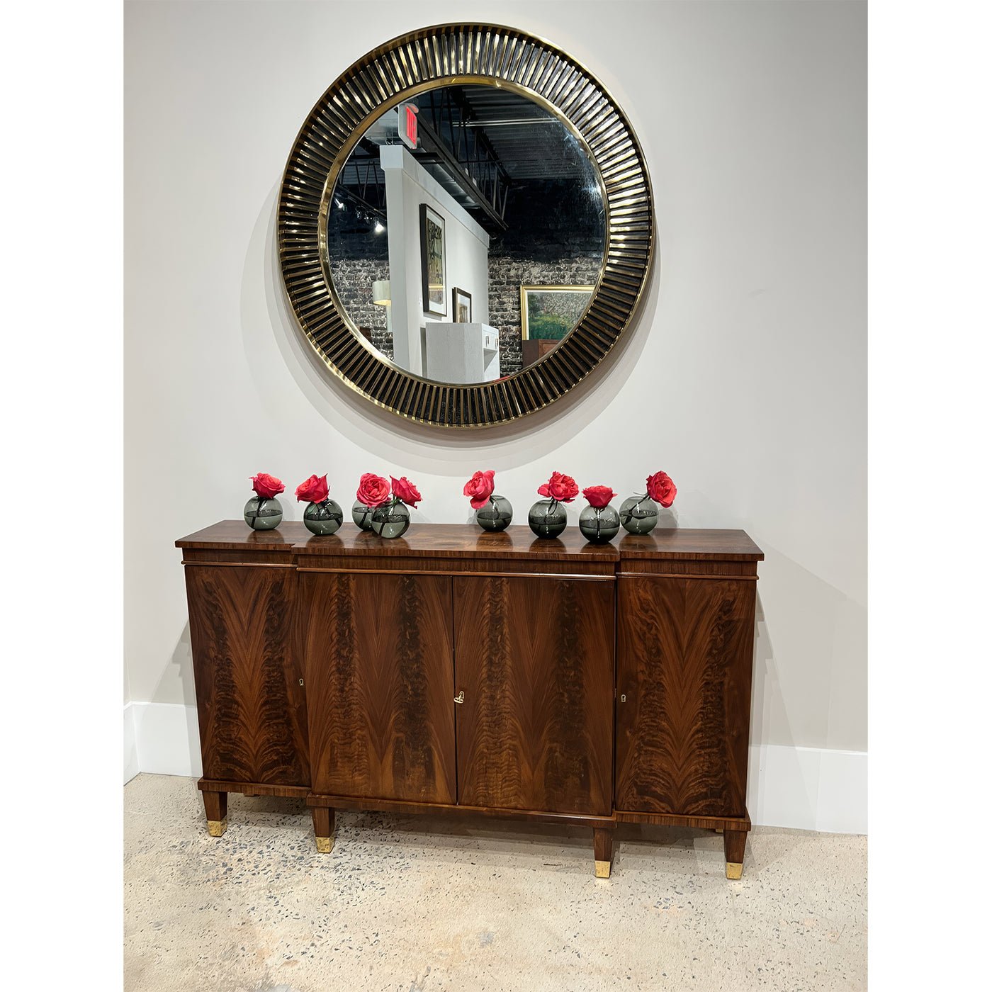 Regency Walnut Credenza