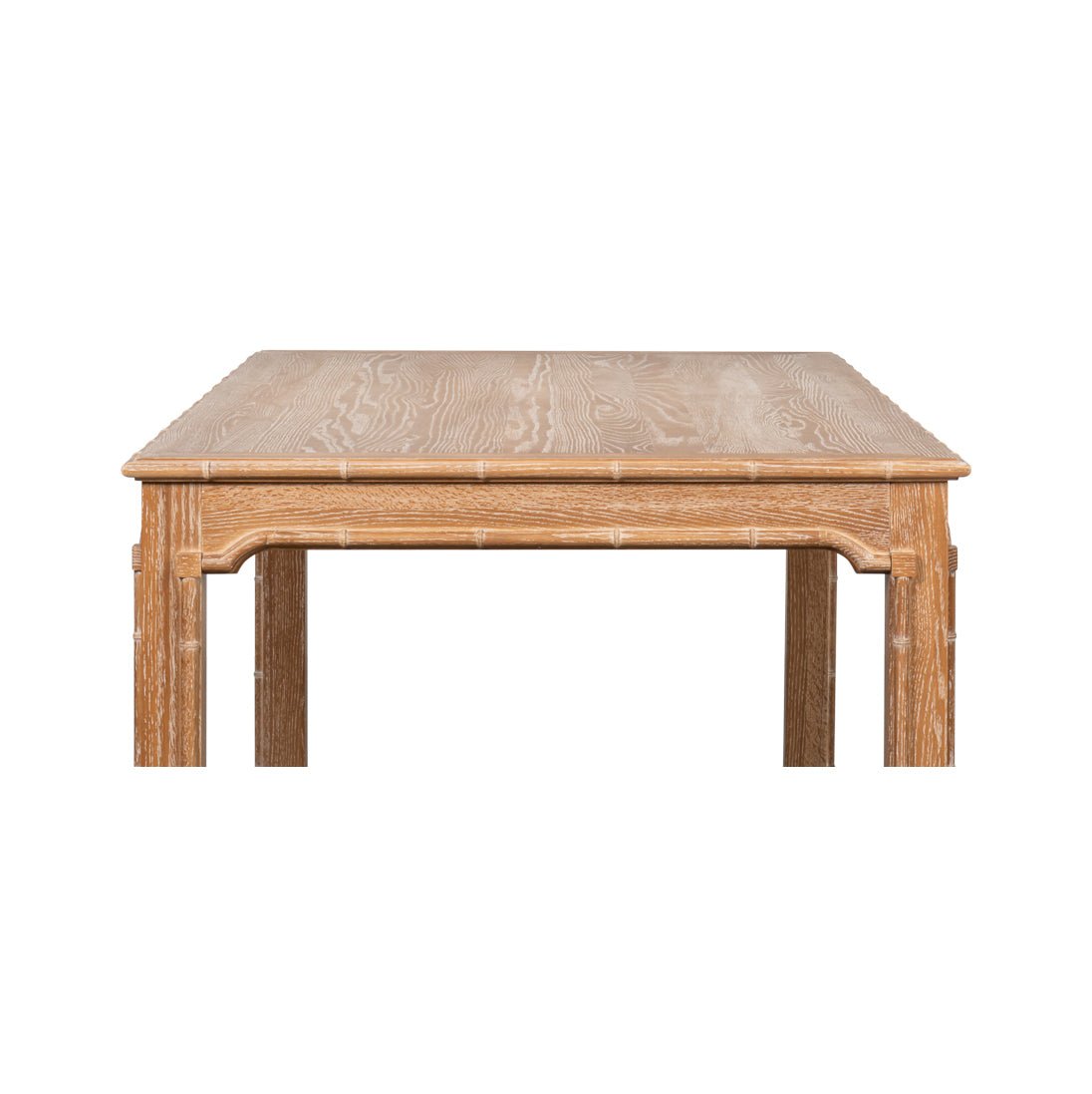 Table à manger Regency en chêne blanchi