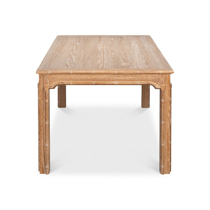 Table à manger Regency en chêne blanchi