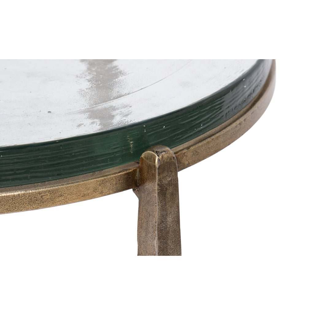 Table d'appoint ronde contemporaine