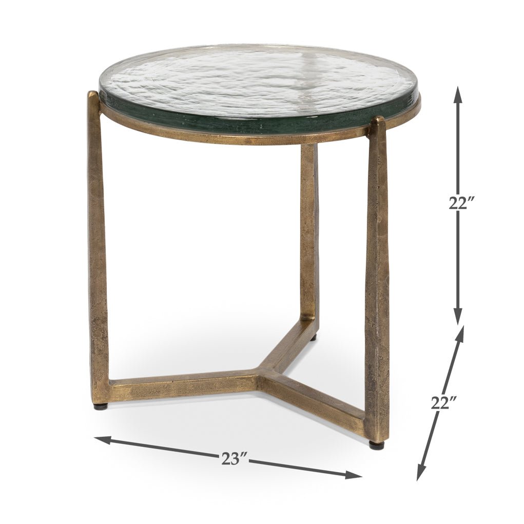 Table d'appoint ronde contemporaine - 23