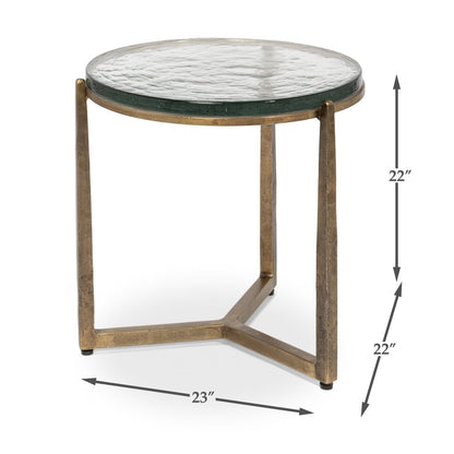 Table d'appoint ronde contemporaine - 23