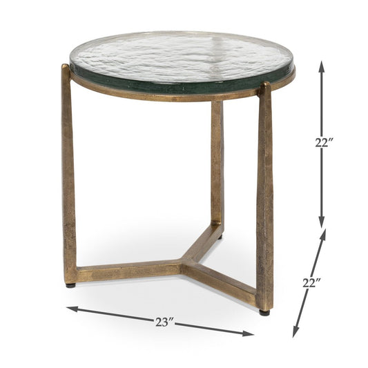 Table d'appoint ronde contemporaine - 23