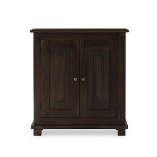 Meuble d'appoint rustique de style ferme - Finition noyer