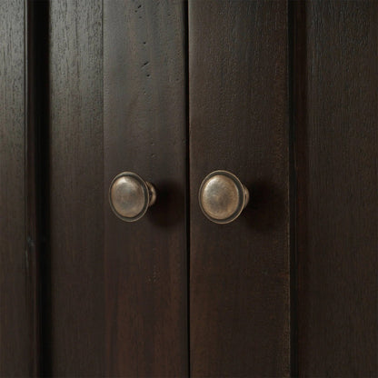 Meuble d'appoint rustique de style ferme - Finition noyer