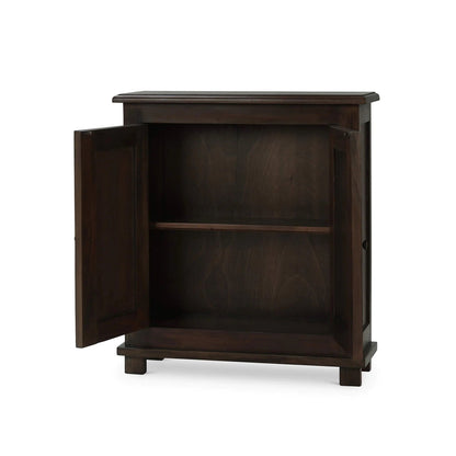 Meuble d'appoint rustique de style ferme - Finition noyer