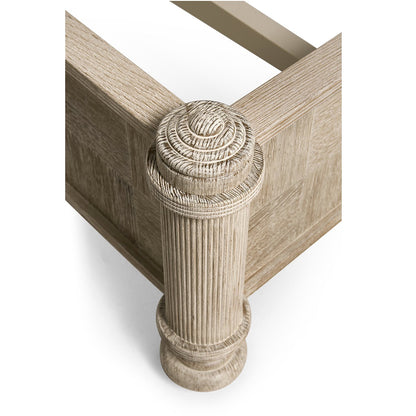 Rustic Washed Pencil Post Bed