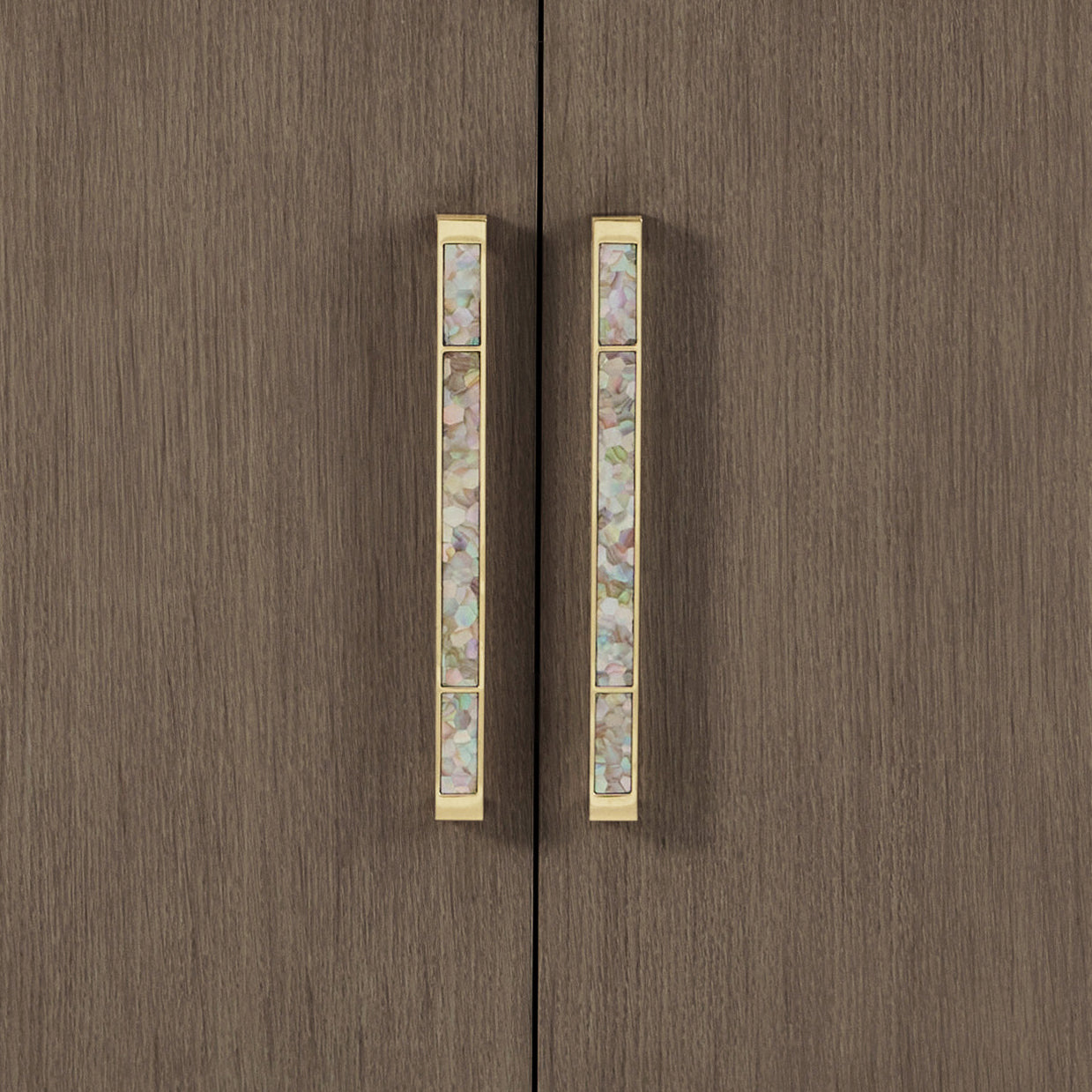 Buffet buffet Hollywood Regency sombre