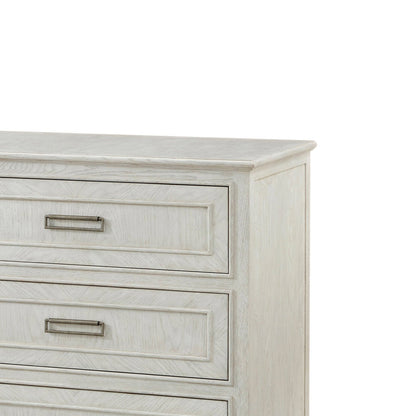 Commode à six tiroirs en chêne blanc 