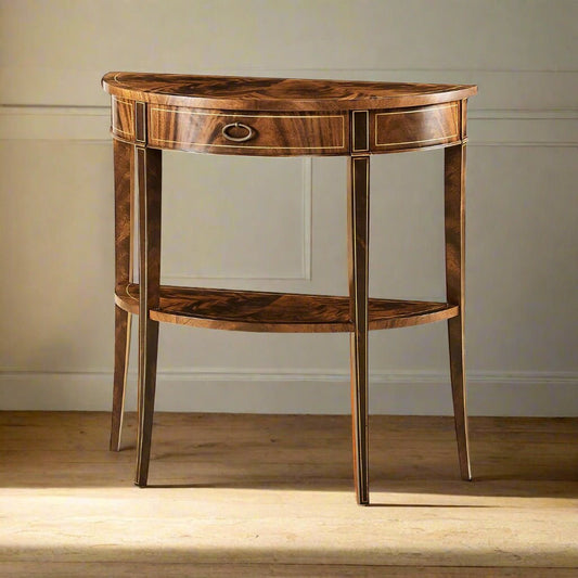 Small Mahogany Console Table