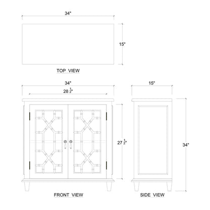 Petite armoire du milieu du siècle - Finition bois fruitier