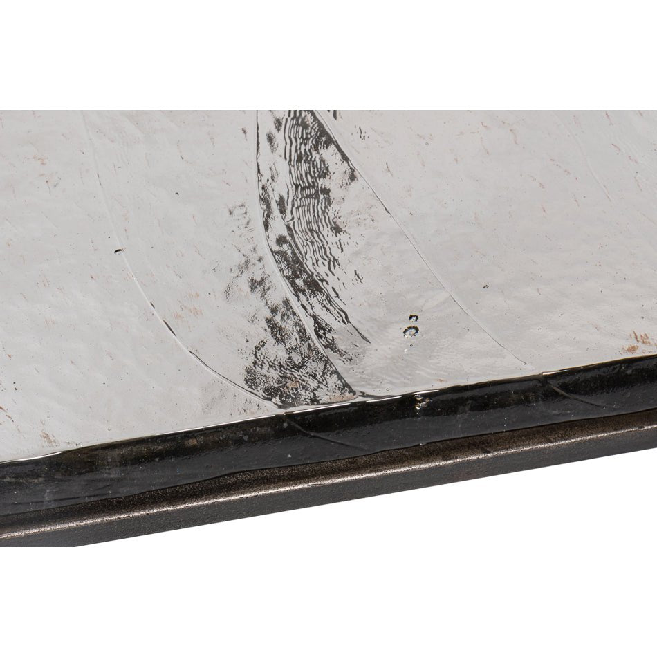Table d'appoint carrée contemporaine